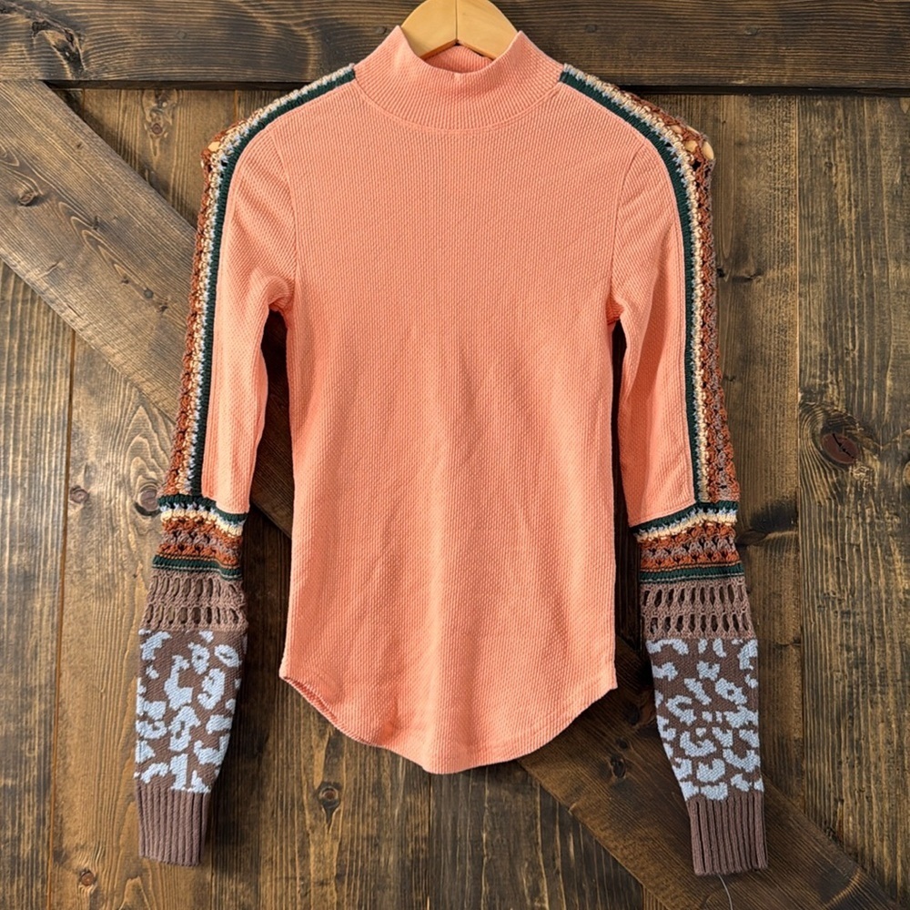 FREE PEOPLE Switch It Up Thermal Top - Picture 3 of 8